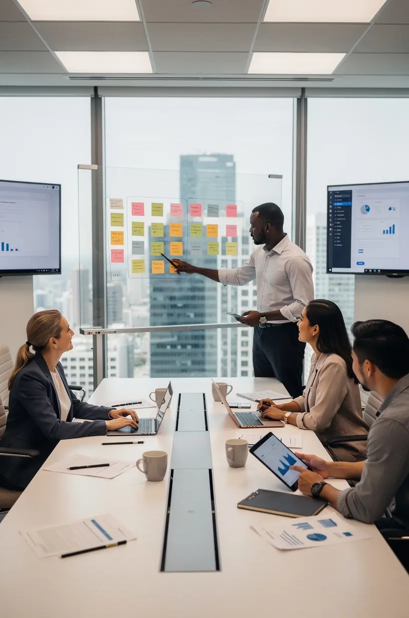 Creative minds engaging with digital tools.