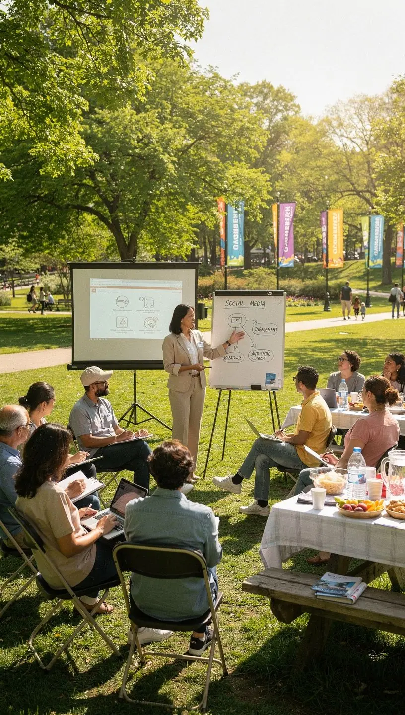 Professional business solutions illustration